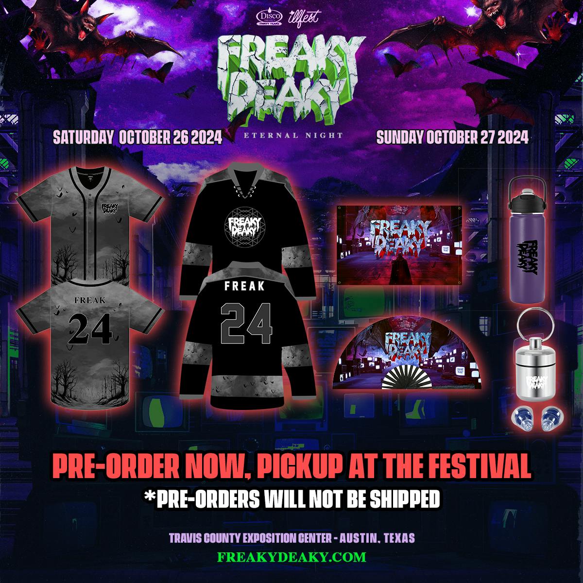 freaky deaky 2024 merch